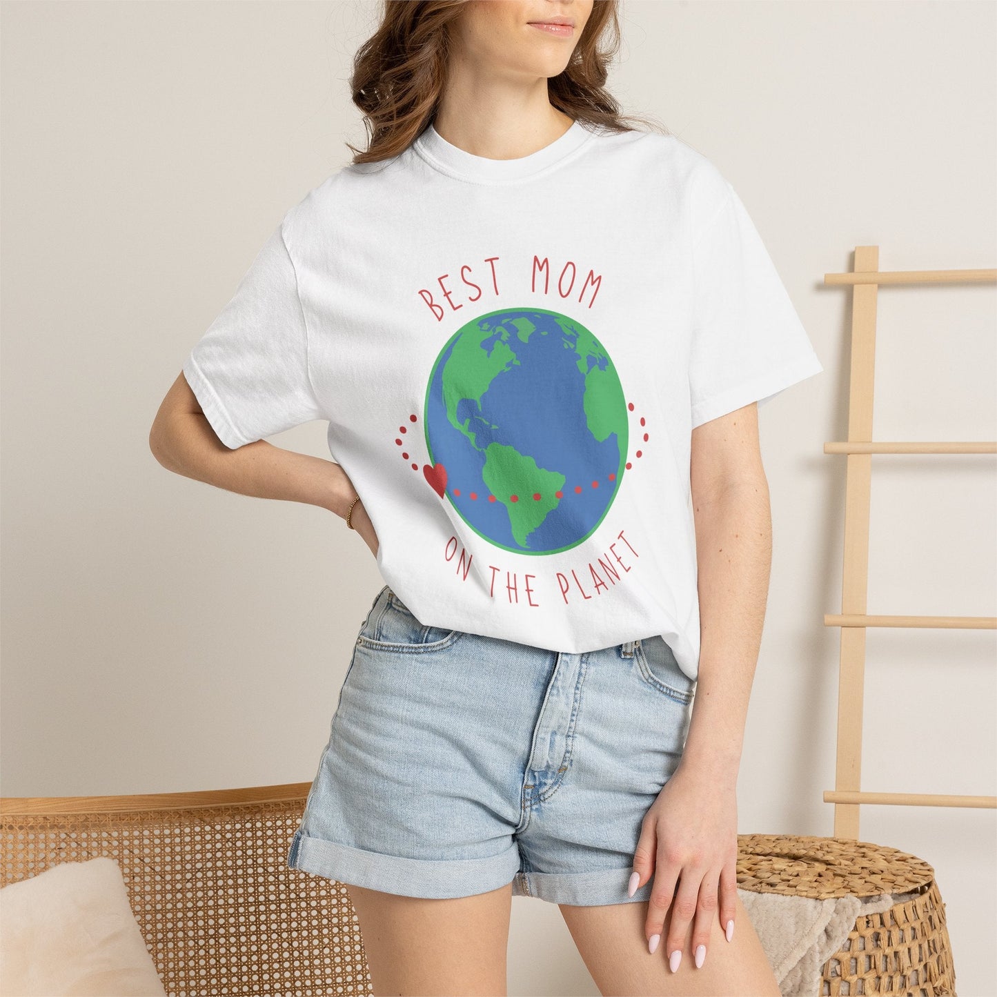 Mom T-shirt Mother's Day Mama Tee Unisex Comfort Colors Garment-Dyed Cotton h33