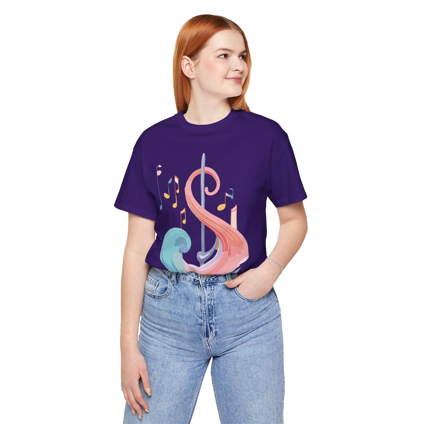 Music T Shirt Graphic Tee Unisex Short Sleeve Adelpha Vintage Inspired Artwork Art Design