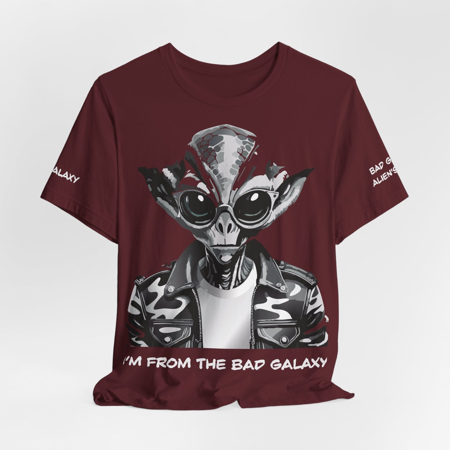 Alien T Shirt From Bad Galaxy Made To Order 100 Cotton Eco Friendly Inks Soft Comfortable
