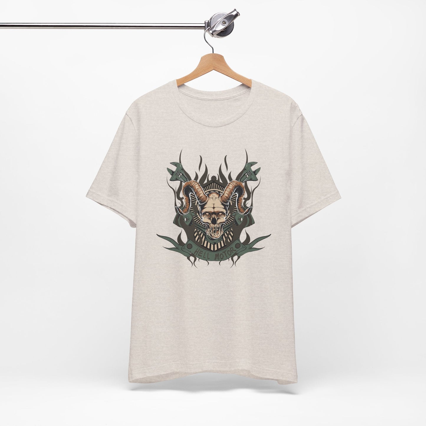 Gothic Skull Graphic Design Unisex Cotton Tee Art-49
