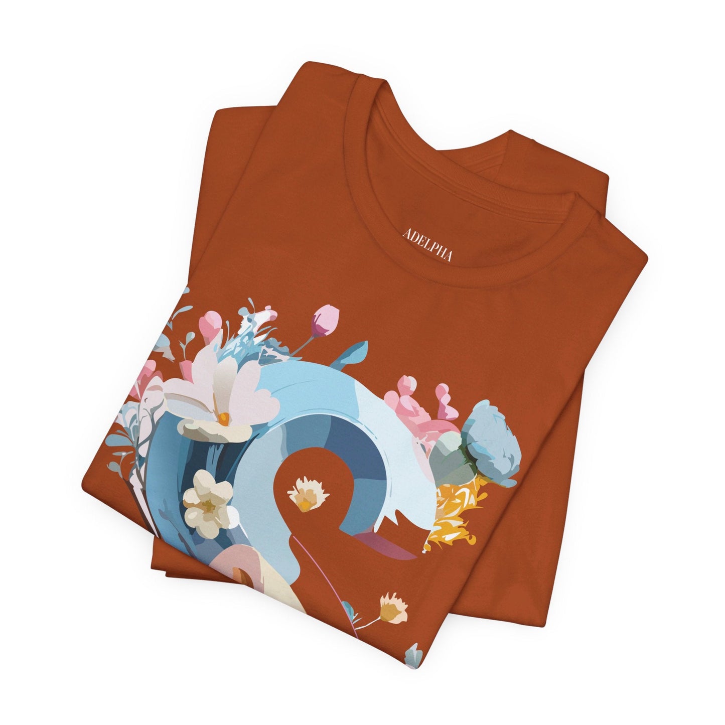 Letter S Shirt Graphic Tee Unisex Jersey Short Sleeve Premium Vintage Inspired Artwork Adelpha