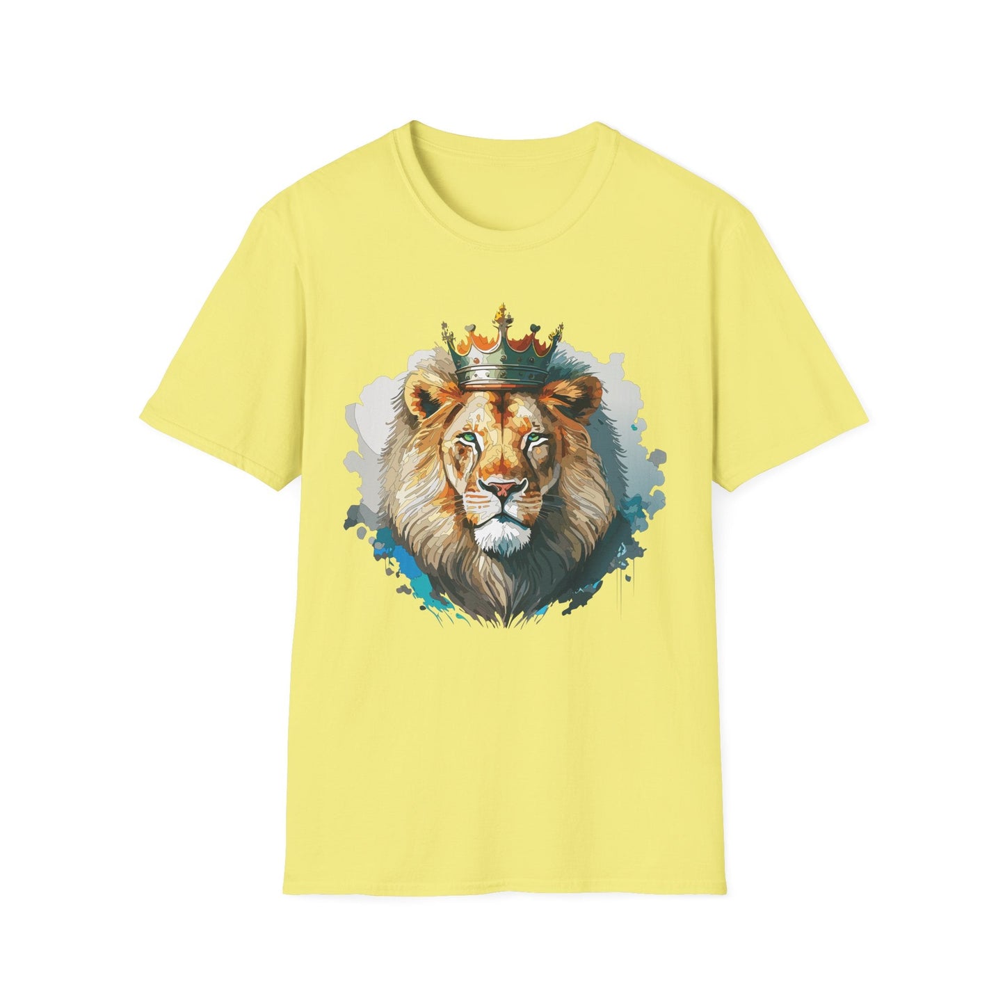 Lion Shirt Unisex Animal Tee Softstyle 64000 100 Percent Ring Spun Cotton