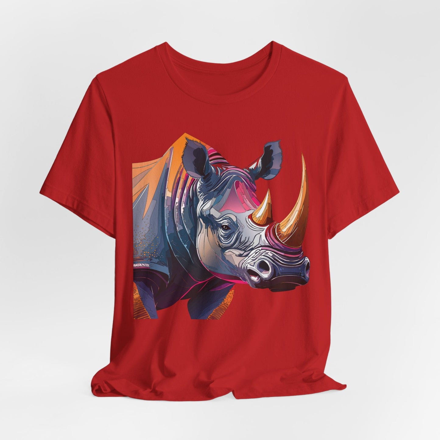 Unisex Animal Print Tee Shirt Featuring Wild Animals Art Design For Everyday Wear
