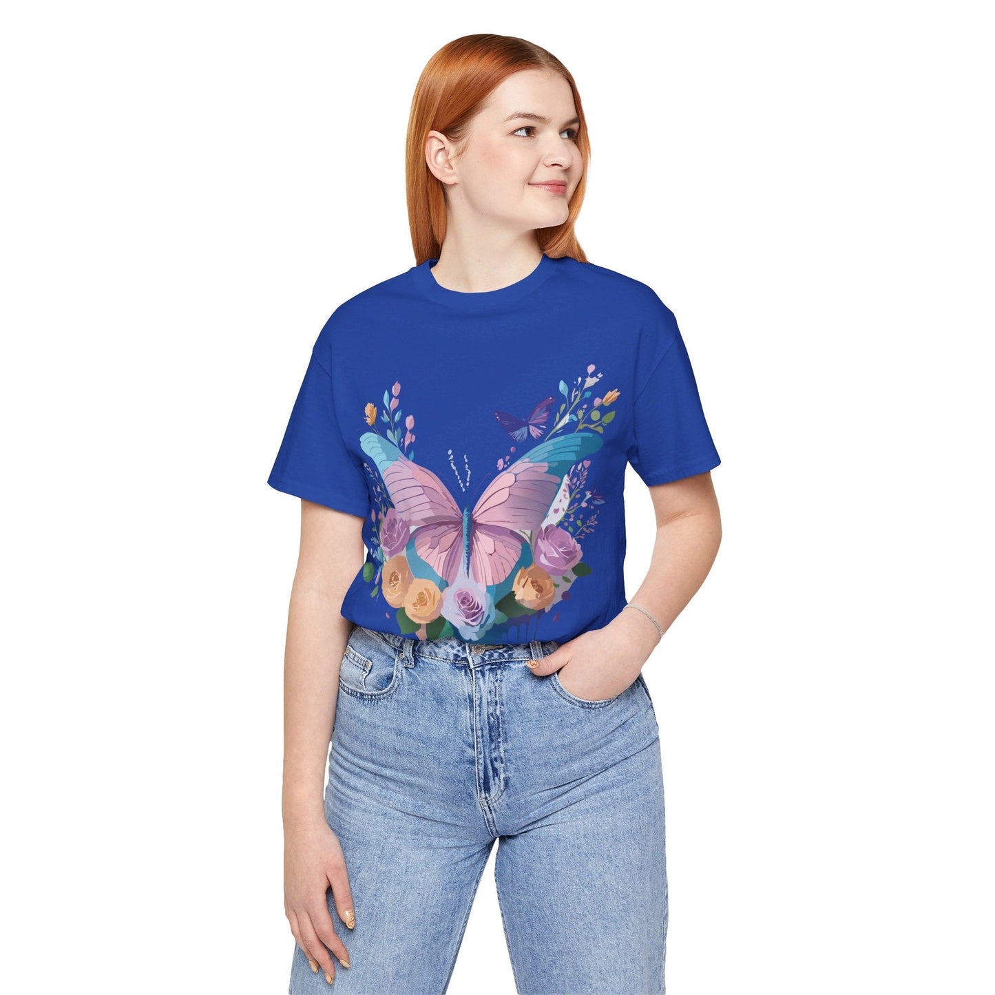 Adelpha Unisex Graphic Tee With Vintage Inspired Artwork Short Sleeve