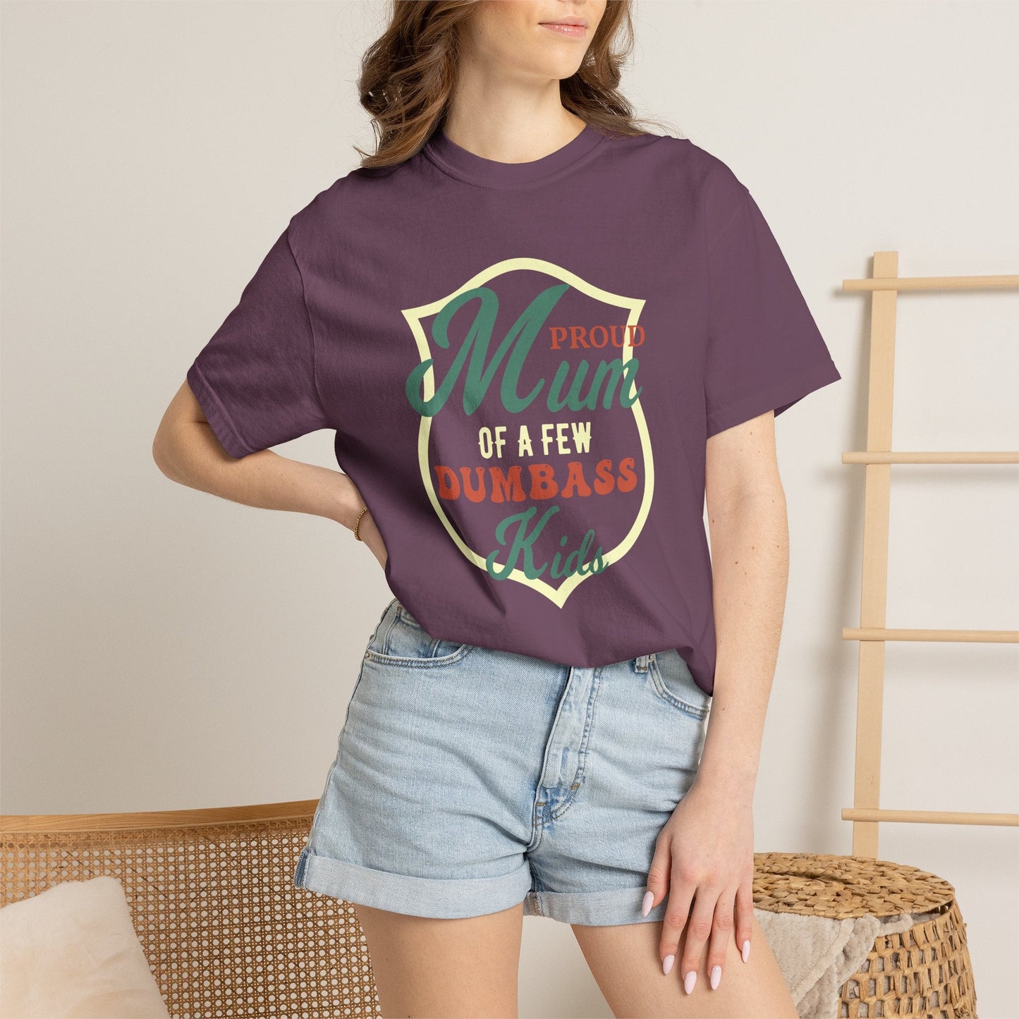 Mom T-shirt Mother's Day Mama Tee Unisex Comfort Colors Garment-Dyed Cotton h44