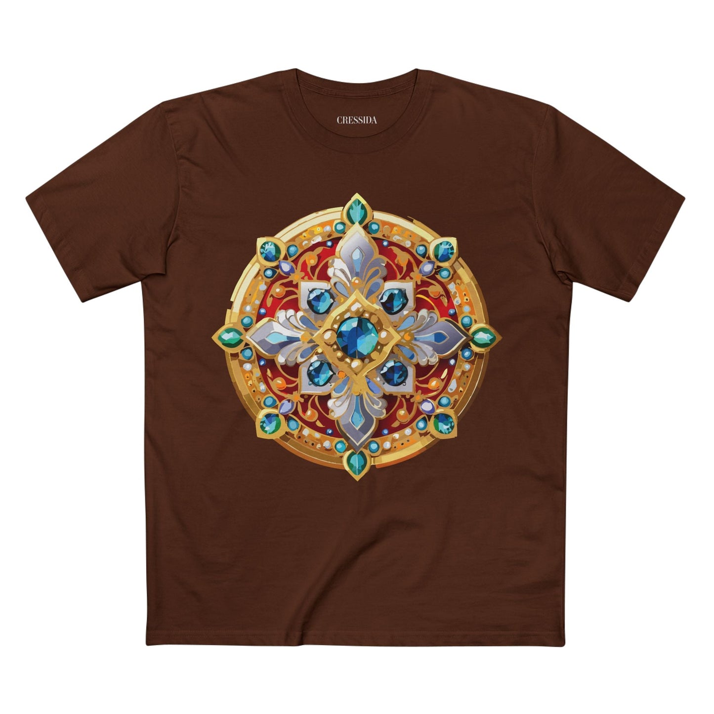 Medallion Graphic T-Shirt Unisex 100 Cotton With Gold Art Design Medal Tee 8