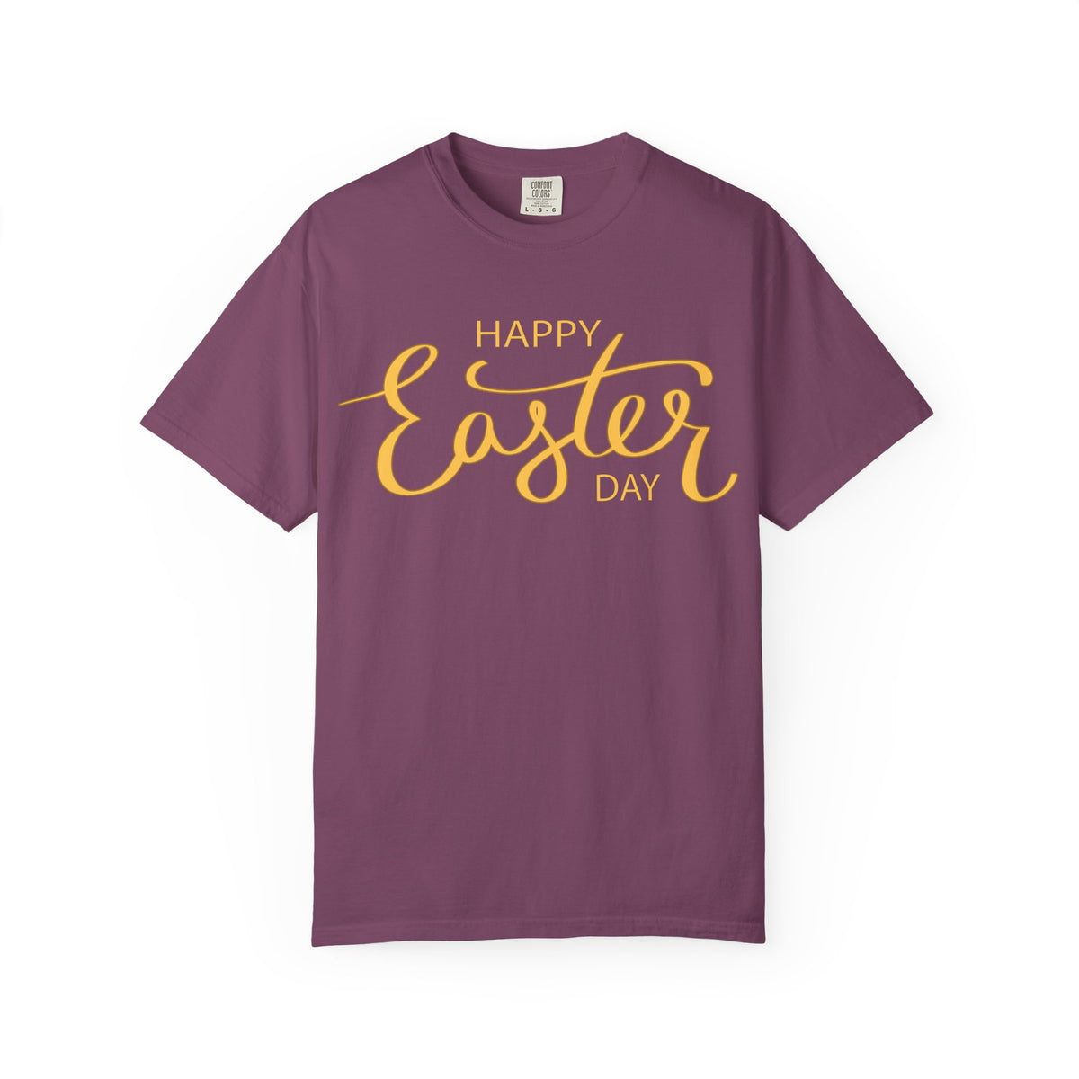 Happy Easter Day T-Shirt, Tee Shirt with Easter Signature, T Shirt with Easter Prints, Tee Shirt with Easter Design