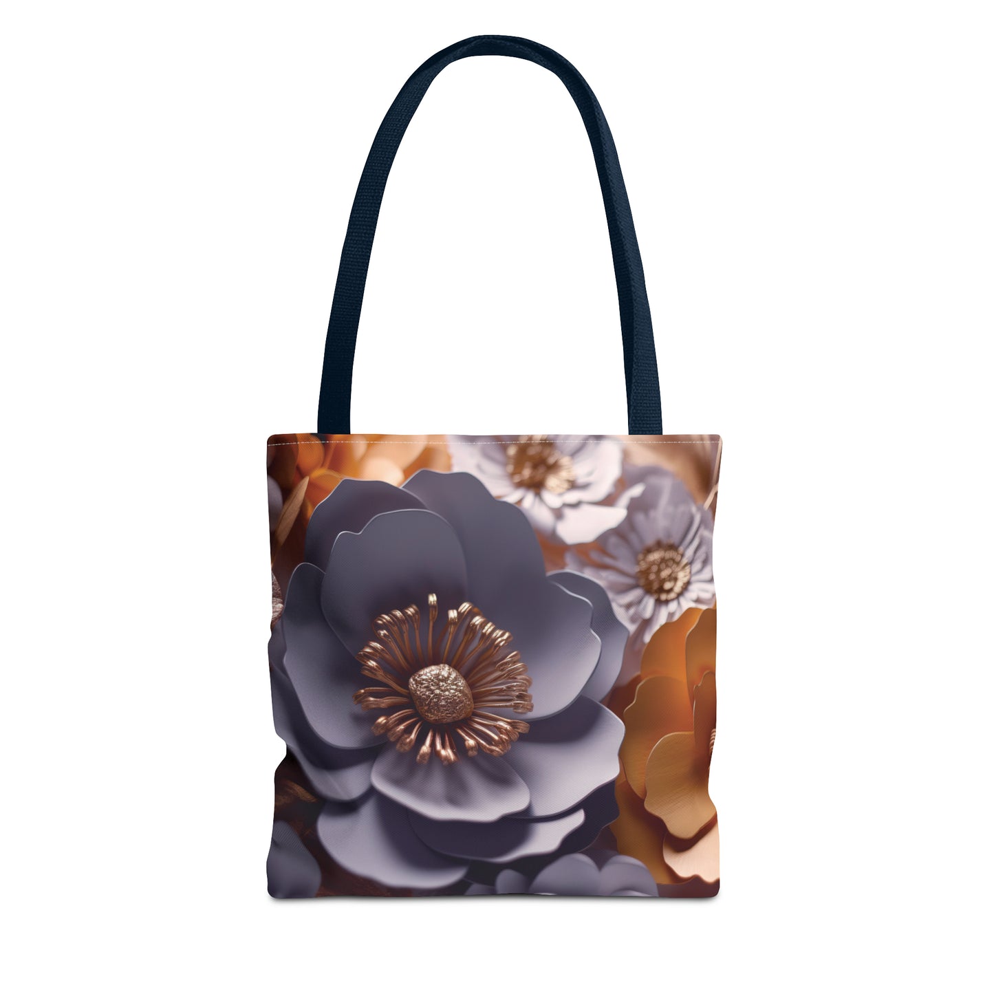 Canvas Bag with Floral Prints