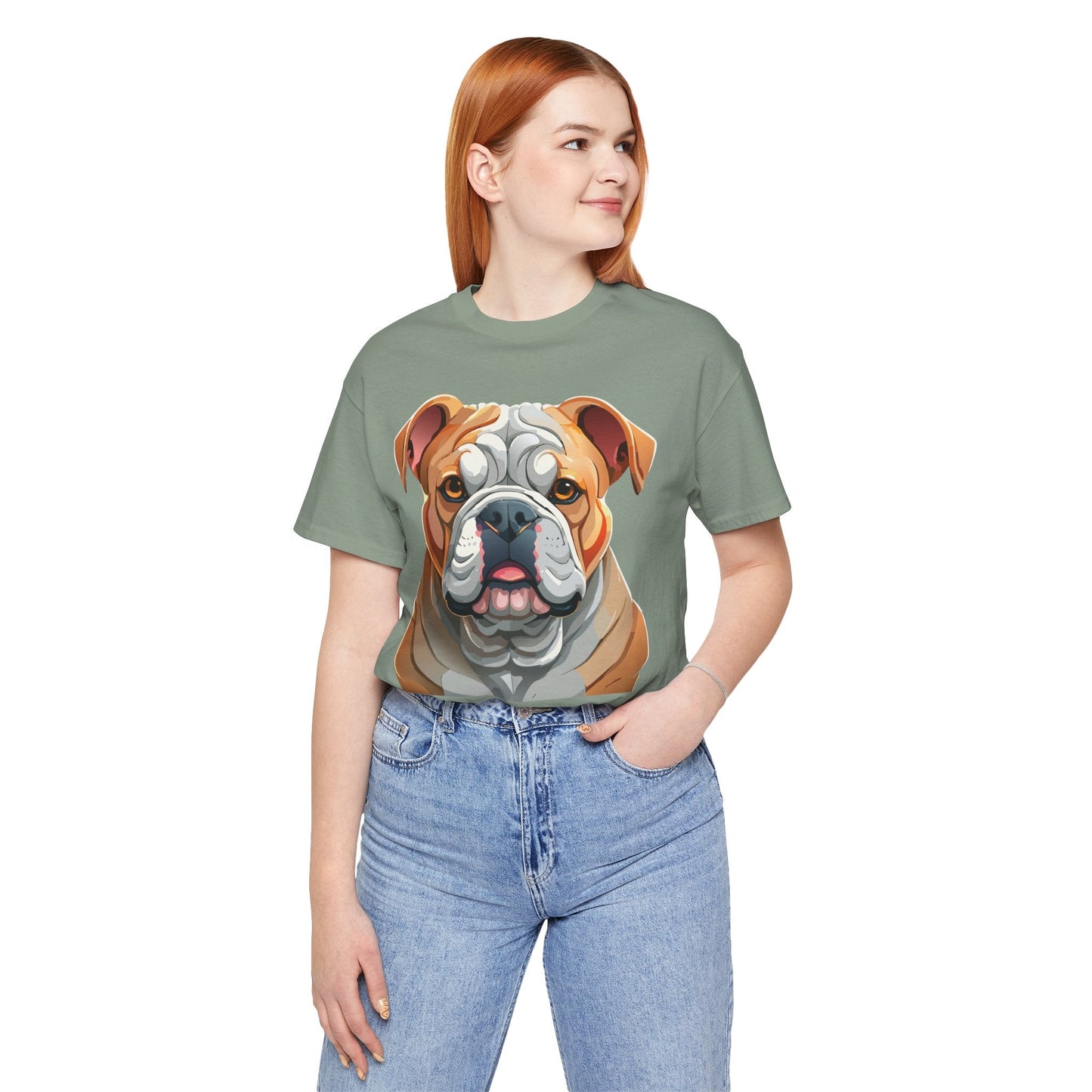 Unisex Animal Print Tee Shirt Art Design Wild Animals Graphic Tee For Everyday Wear