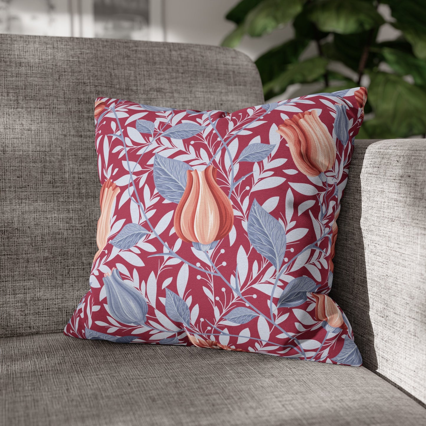 Floral Poly Pillowcase