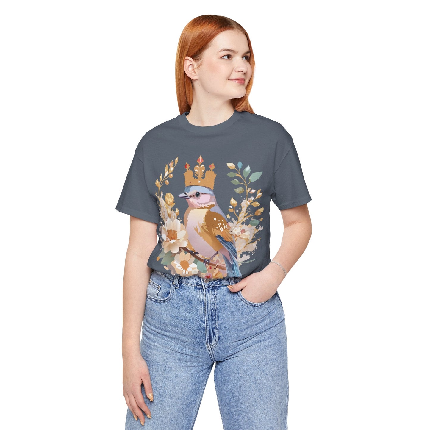 Medallion Graphic Tee Unisex Art Design Adelpha Vintage Inspired Short Sleeve Tee