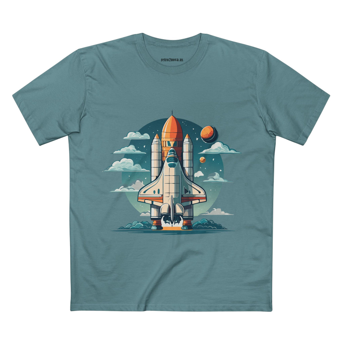 Cosmos Shuttle Graphic Tee Staple Unisex 100 Cotton Tee Shirt - CS-1