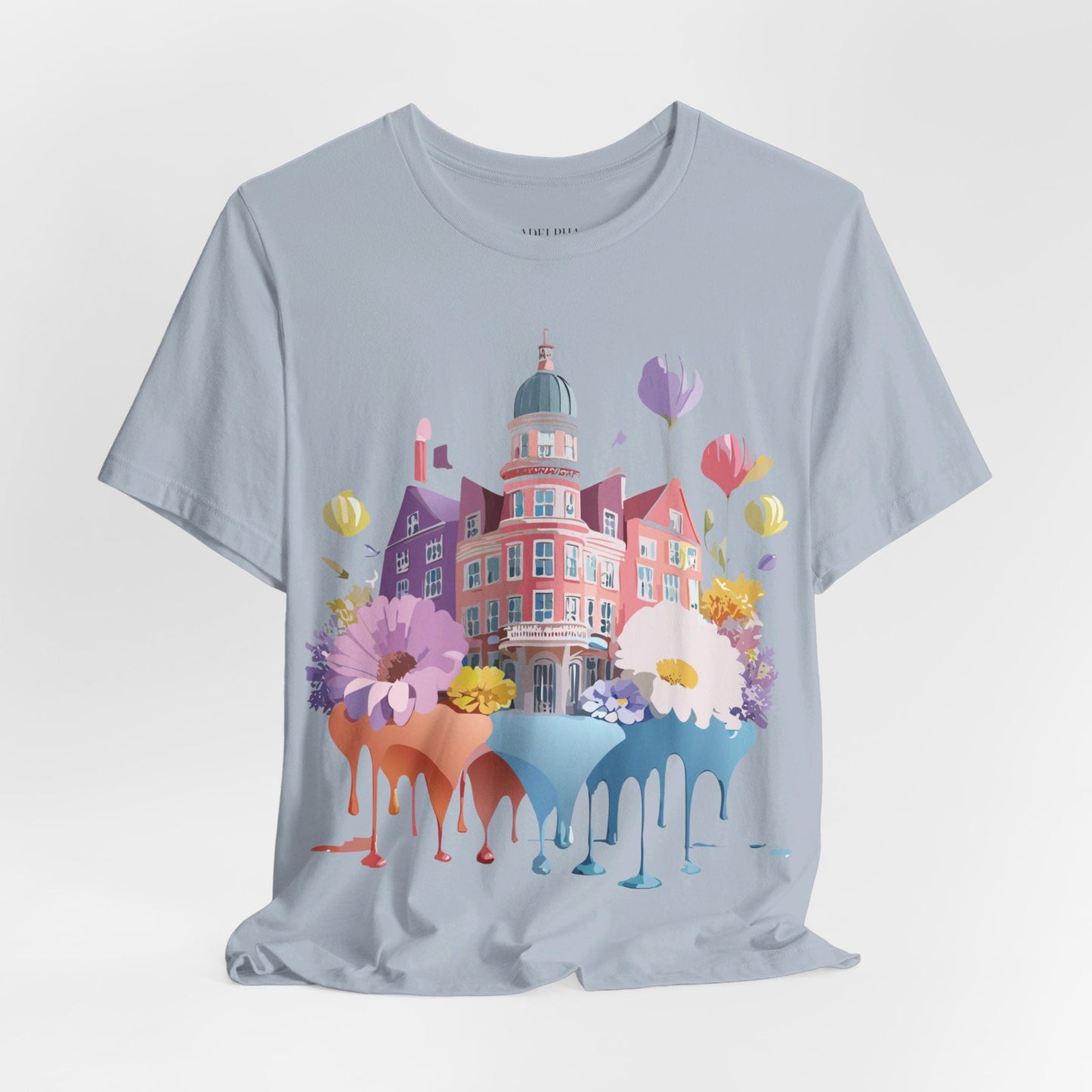 Unisex Graphic T Shirt With Adelpha Artwork Vintage Amsterdam Design Short Sleeve