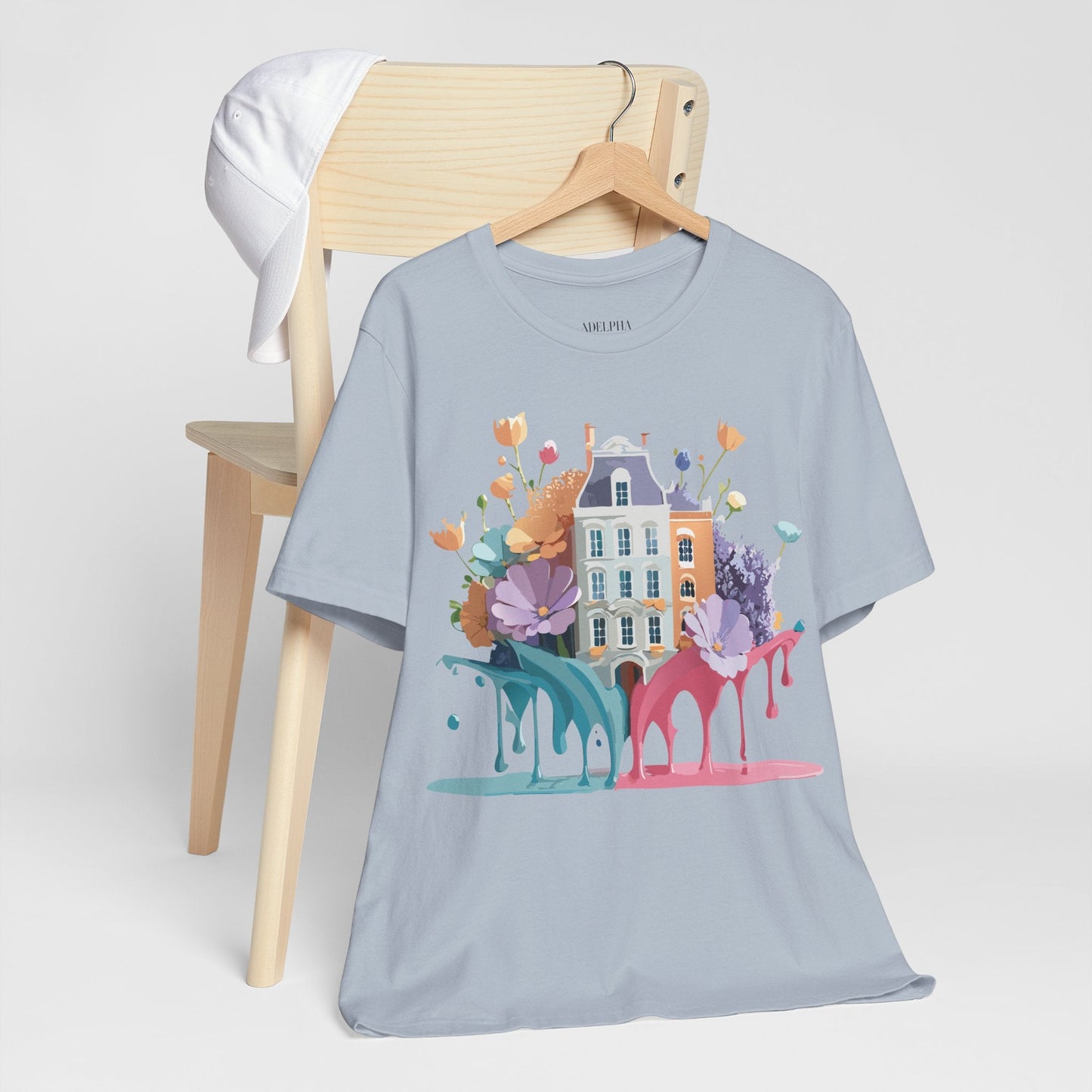 Amsterdam Graphic Tee Unisex Jersey Short Sleeve Shirt Travel Themed Original Artwork