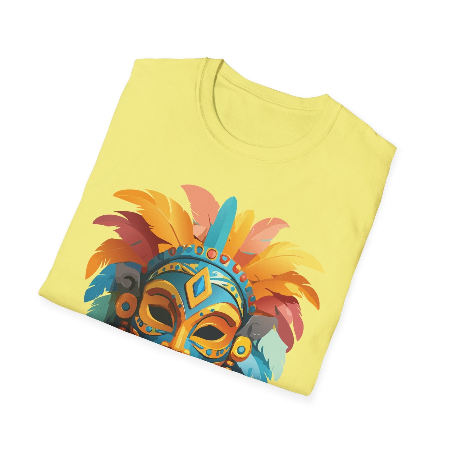 Mask Tee Shirt Unisex Graphic Design Short Sleeve Tee Gildan Softstyle 64000 Ring Spun Cotton