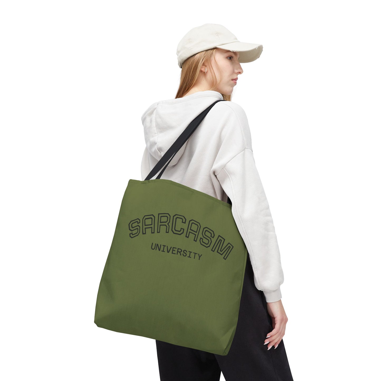 University GREEN COLOR CANVAS BAG  100% SPUN POLY 3 SIZES BAG-C1