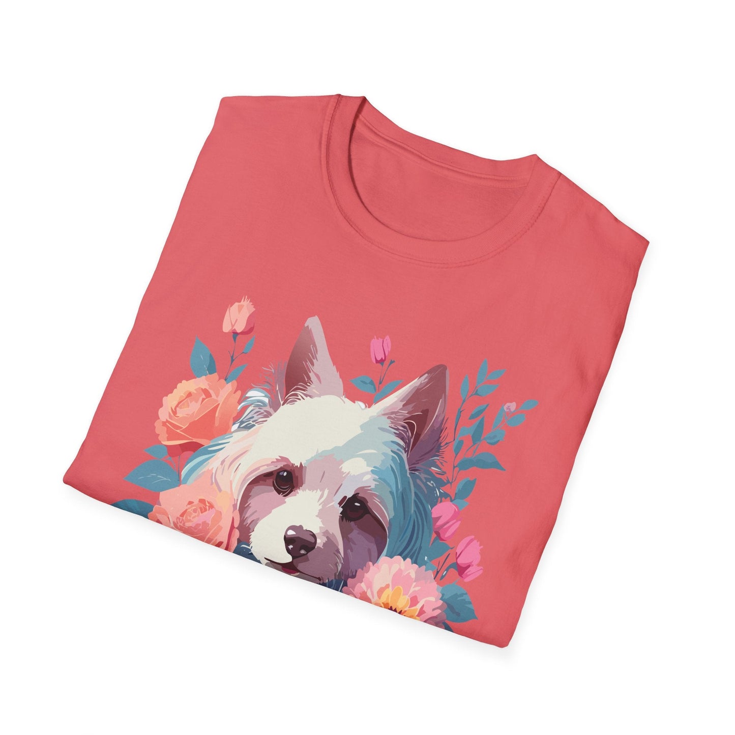 Dog Shirt Unisex Softstyle Cotton Tee Gildan 64000 With Animal Designs
