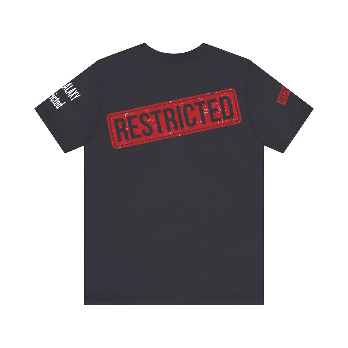Bad Galaxy Tee Shirt With Red Stamp Made To Order Lightweight 100 Percent Cotton Free Shipping