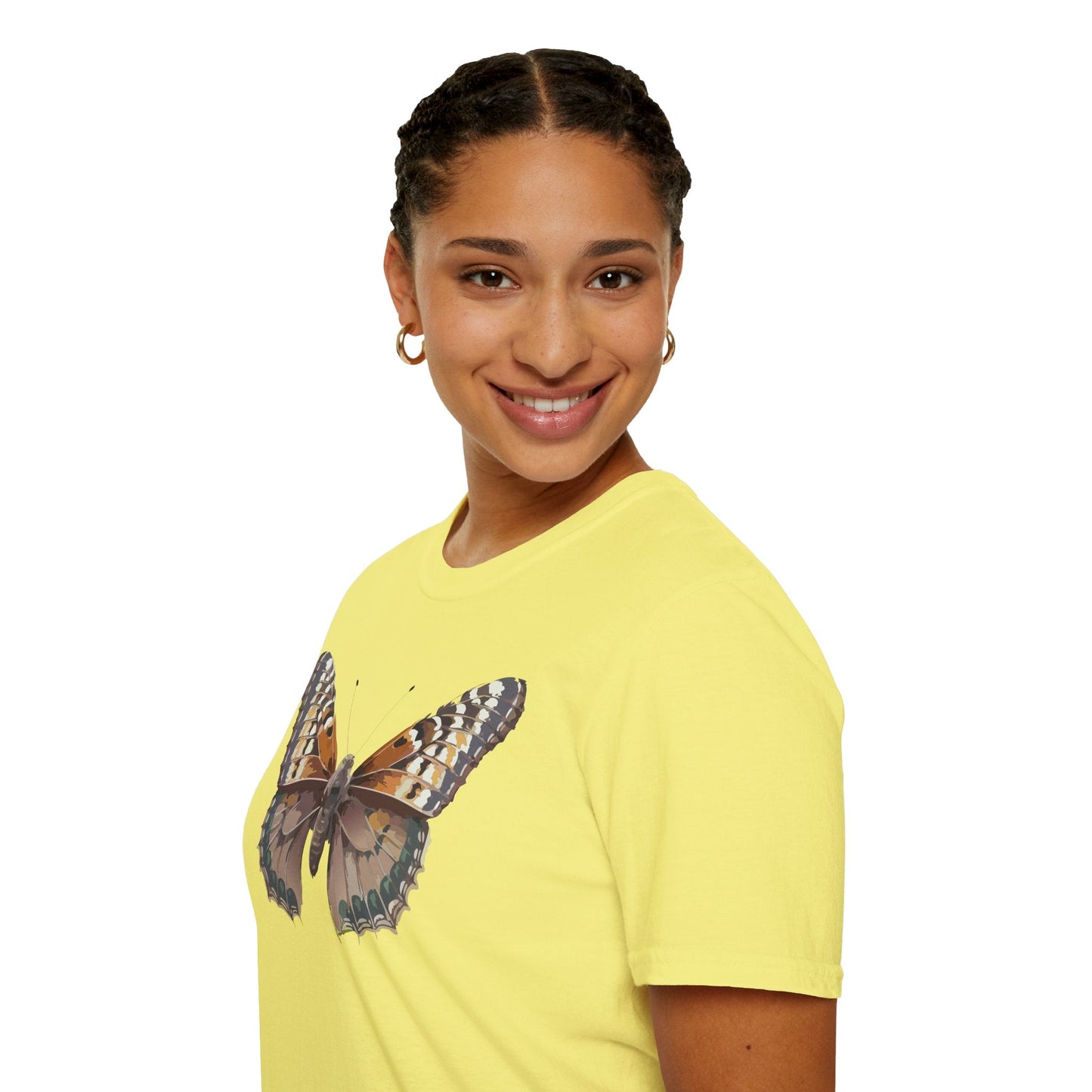 Monarch Butterfly Shirt Unisex T Shirt Design Gildan Softstyle 64000 100 Percent Ring Spun Cotton