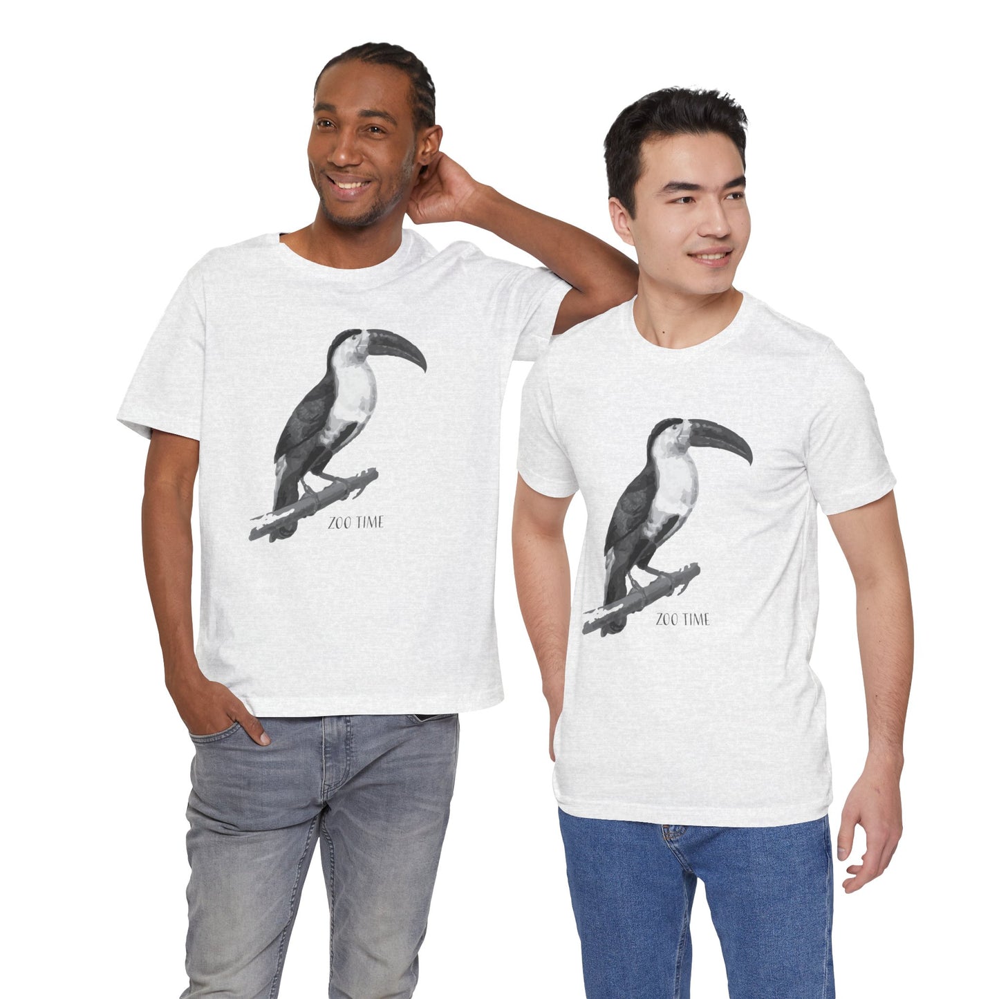 Unisex Tee Shirt with animals Print