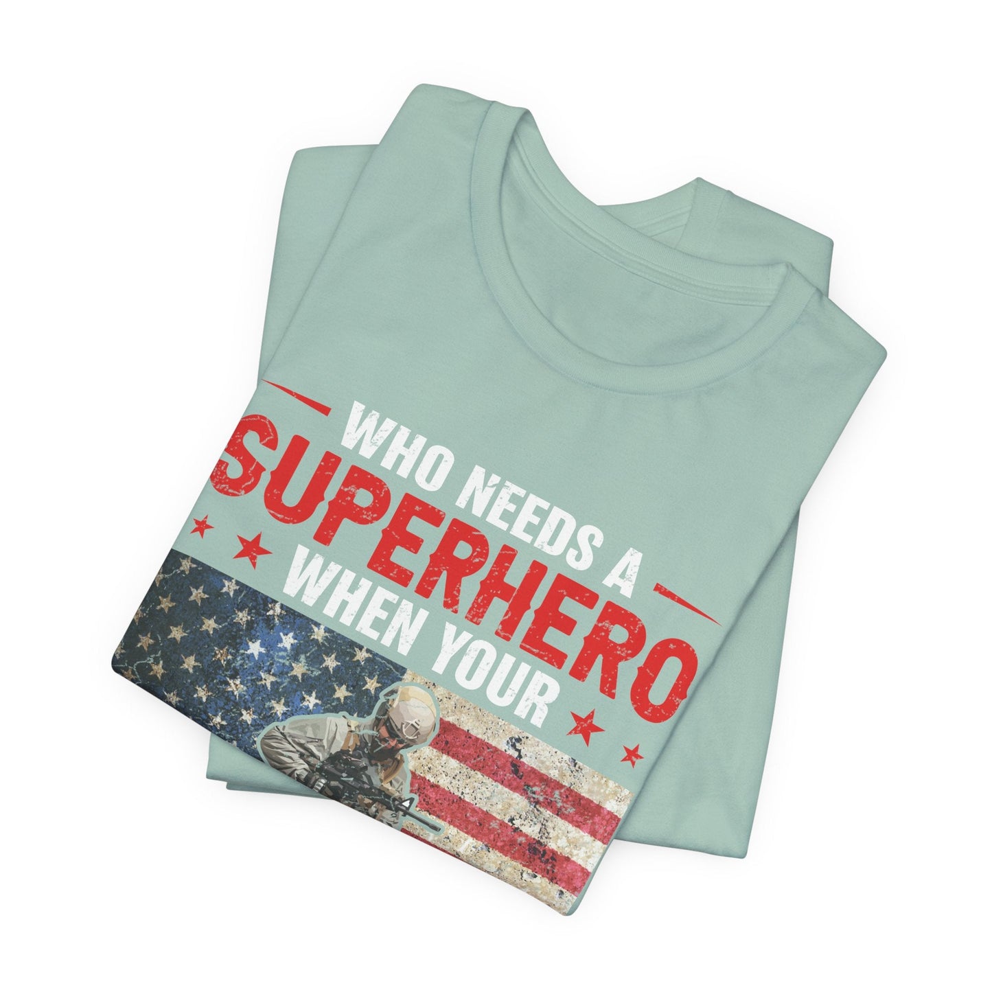 American Flag Graphic Unisex Cotton Tee v43