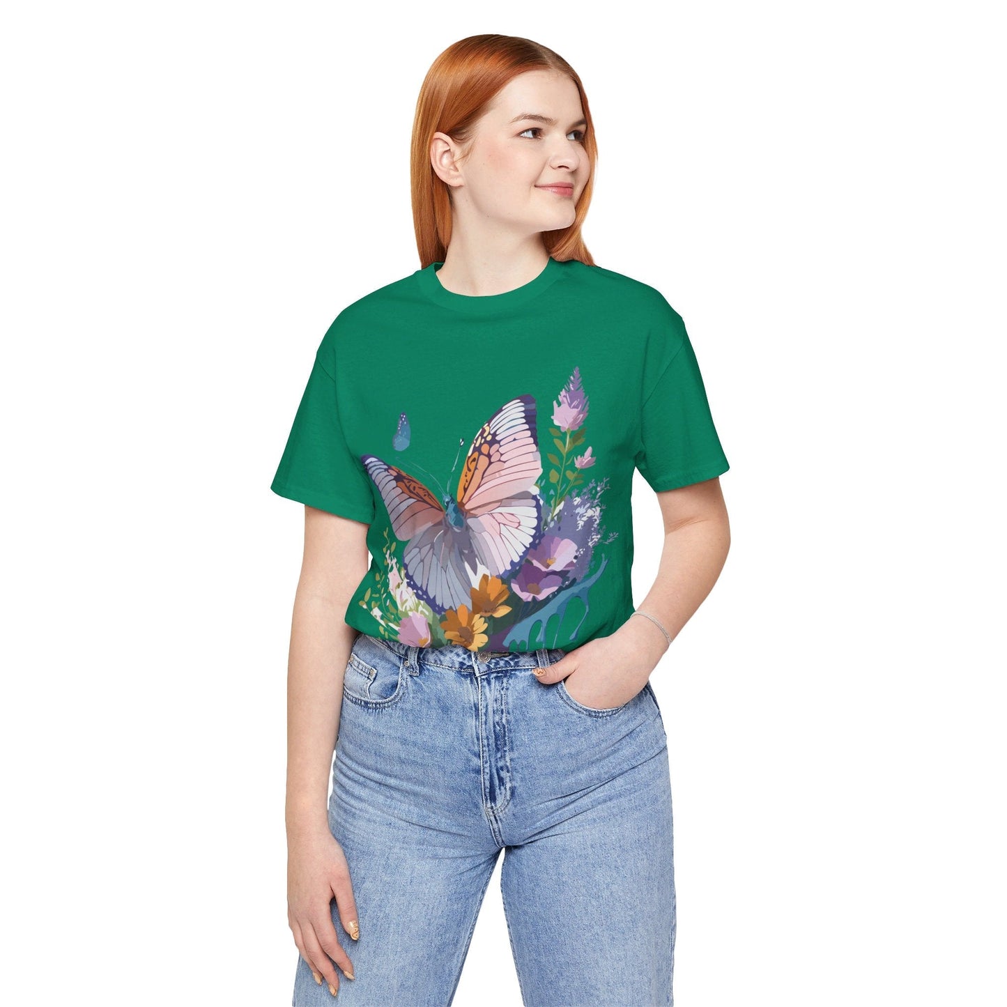 Butterfly Graphic Tee Unisex Adelpha Vintage Inspired Art Design Tee