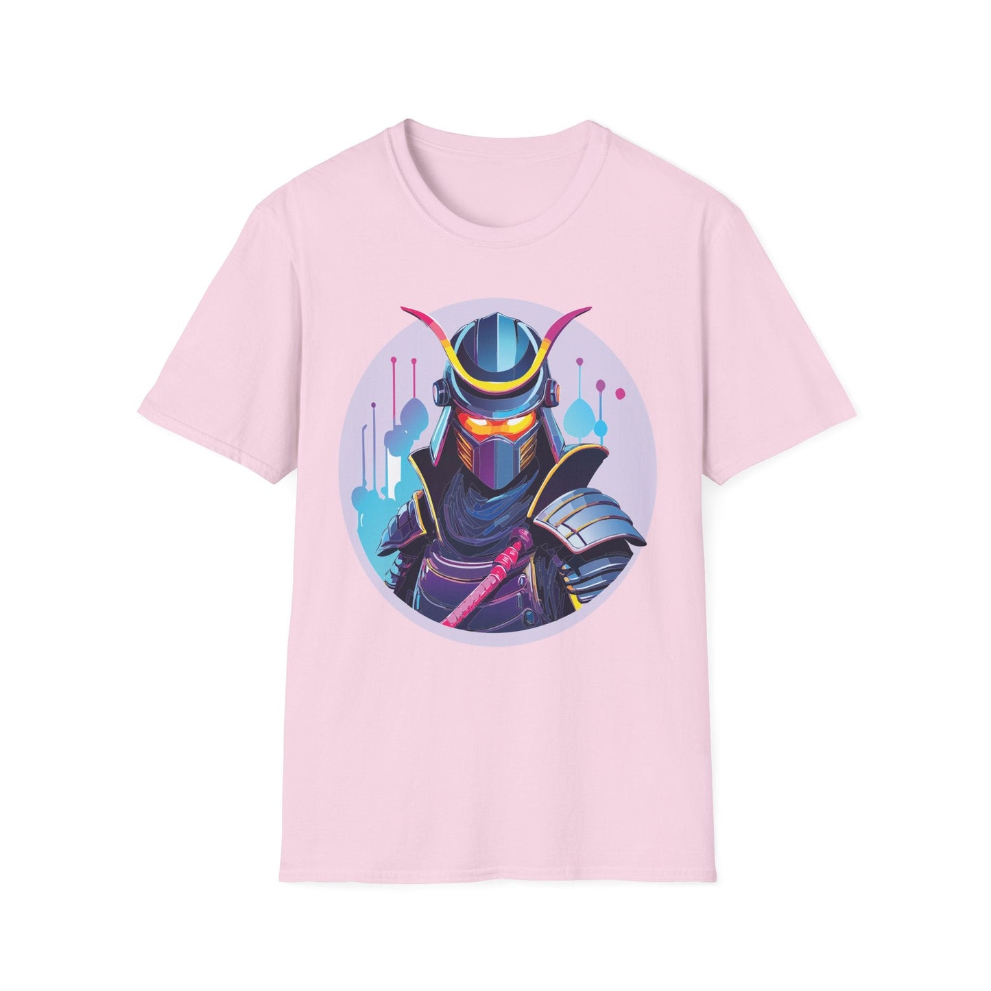 Unisex Samurai Shirt Gildan Softstyle Tee Hundred Percent Ring Spun Cotton Comfort