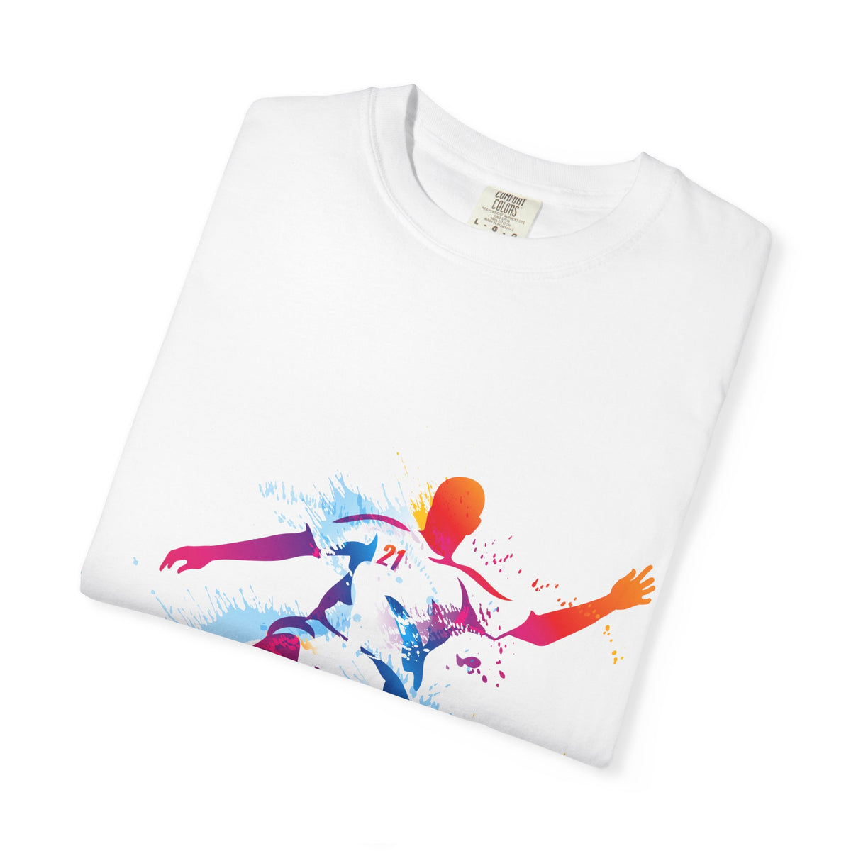 Sports Graphic Unisex T-Shirt Garment Dyed Cotton Relaxed Fit Comfort Colors 5