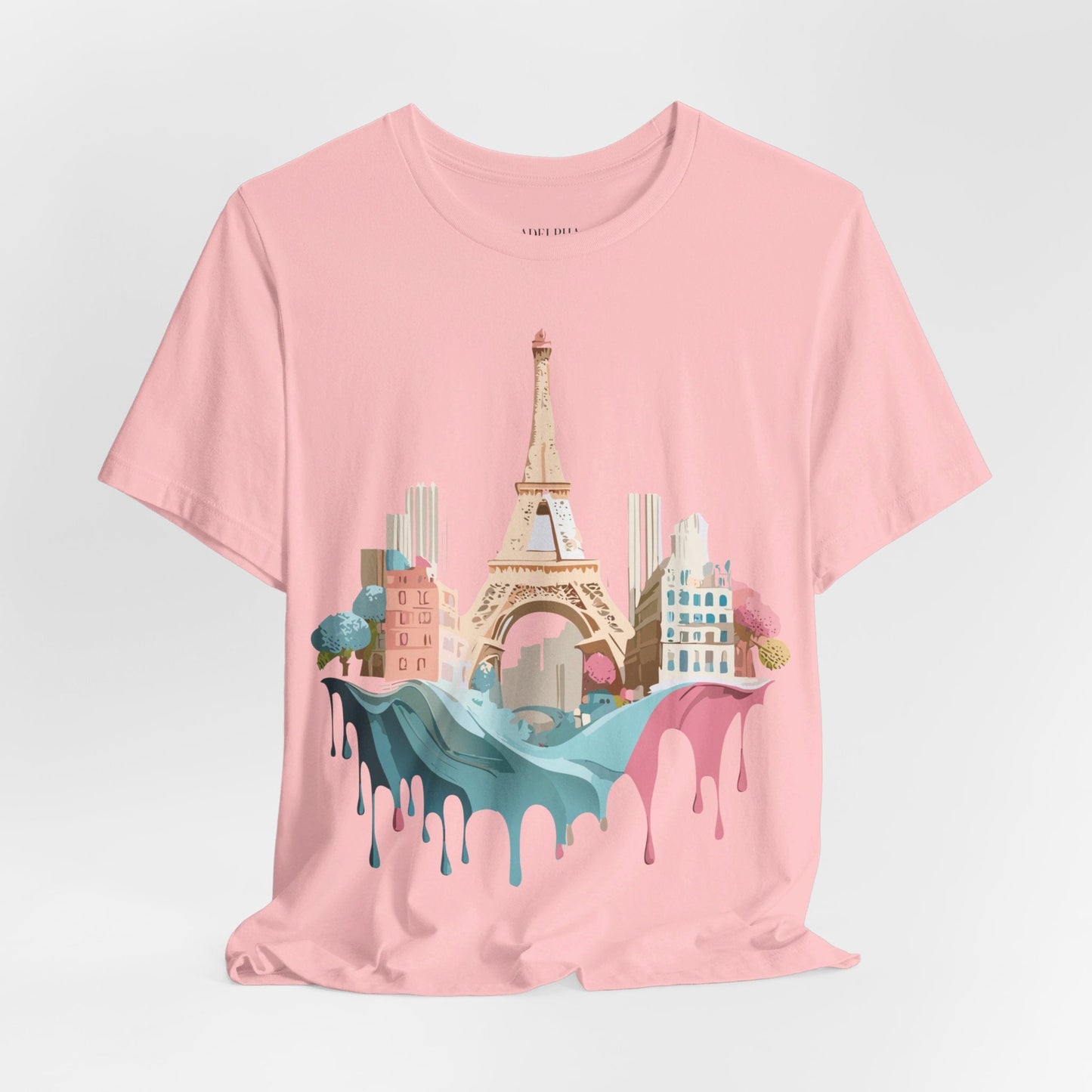 Paris Tourist Shirt Unisex Graphic Tee With Vintage Inspired Artwork Adelpha Art Design