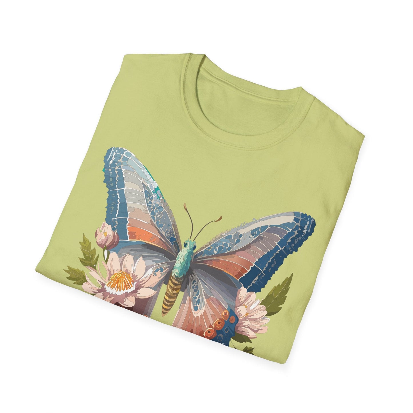 Butterfly Shirt Unisex T Shirt Monarch Design Softstyle 64000 Ring Spun Cotton Tee
