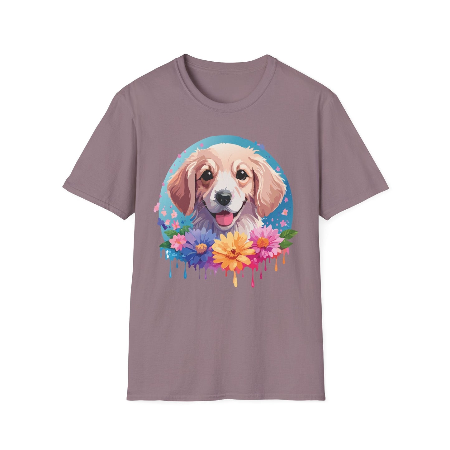 Unisex Dog Shirt Animal Tee Gildan Softstyle 64000 100 Percent Cotton