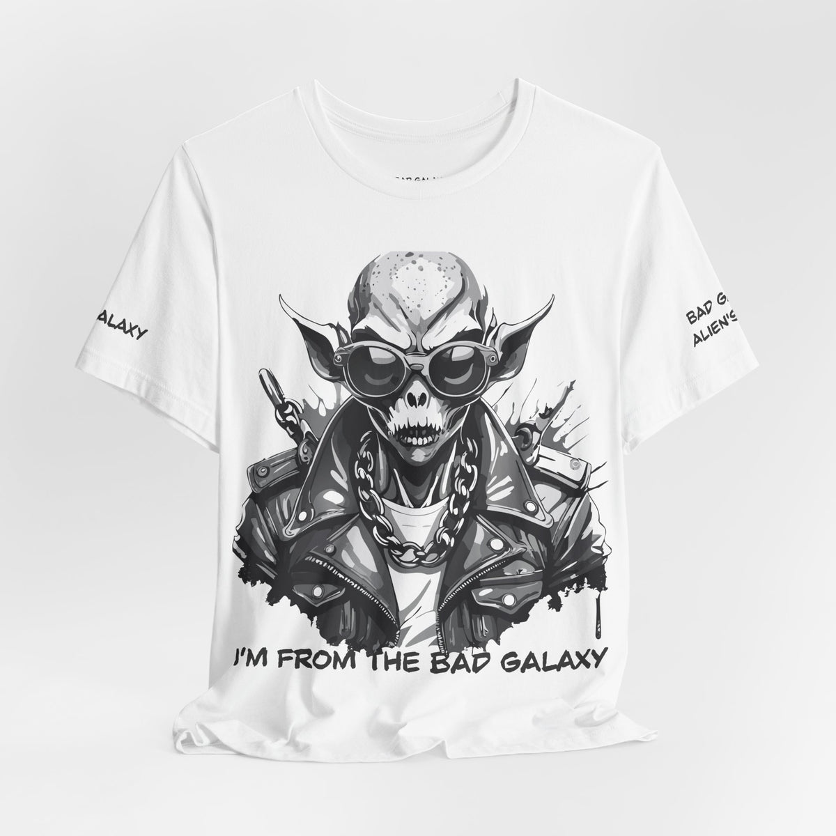 Alien Graphic Unisex Cotton Bella+Canvas Tee with Art Design b60