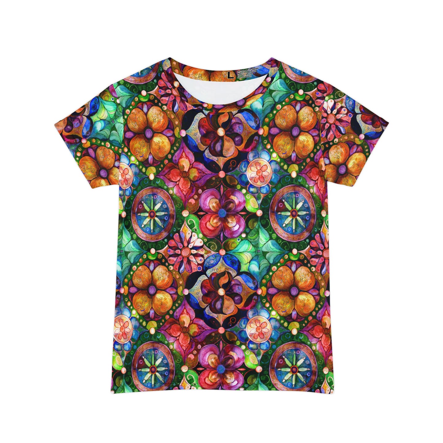 抽像印花襯衫，帶有抽象圖案的襯衫