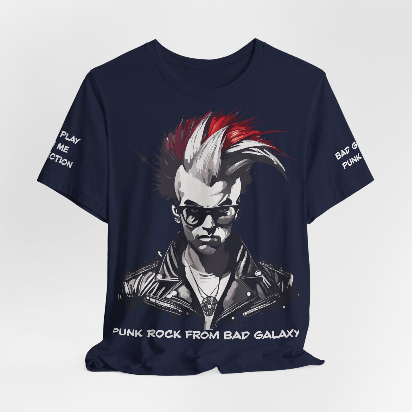 Punk Rock Tee Shirt Made In USA 100 Percent Cotton Eco Friendly Inks Durable Stitching