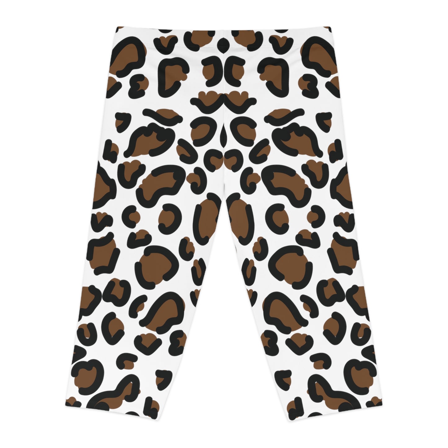 Leggings capri con estampado animal