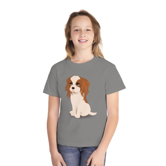 Youth Tee Shirt with Little Dog