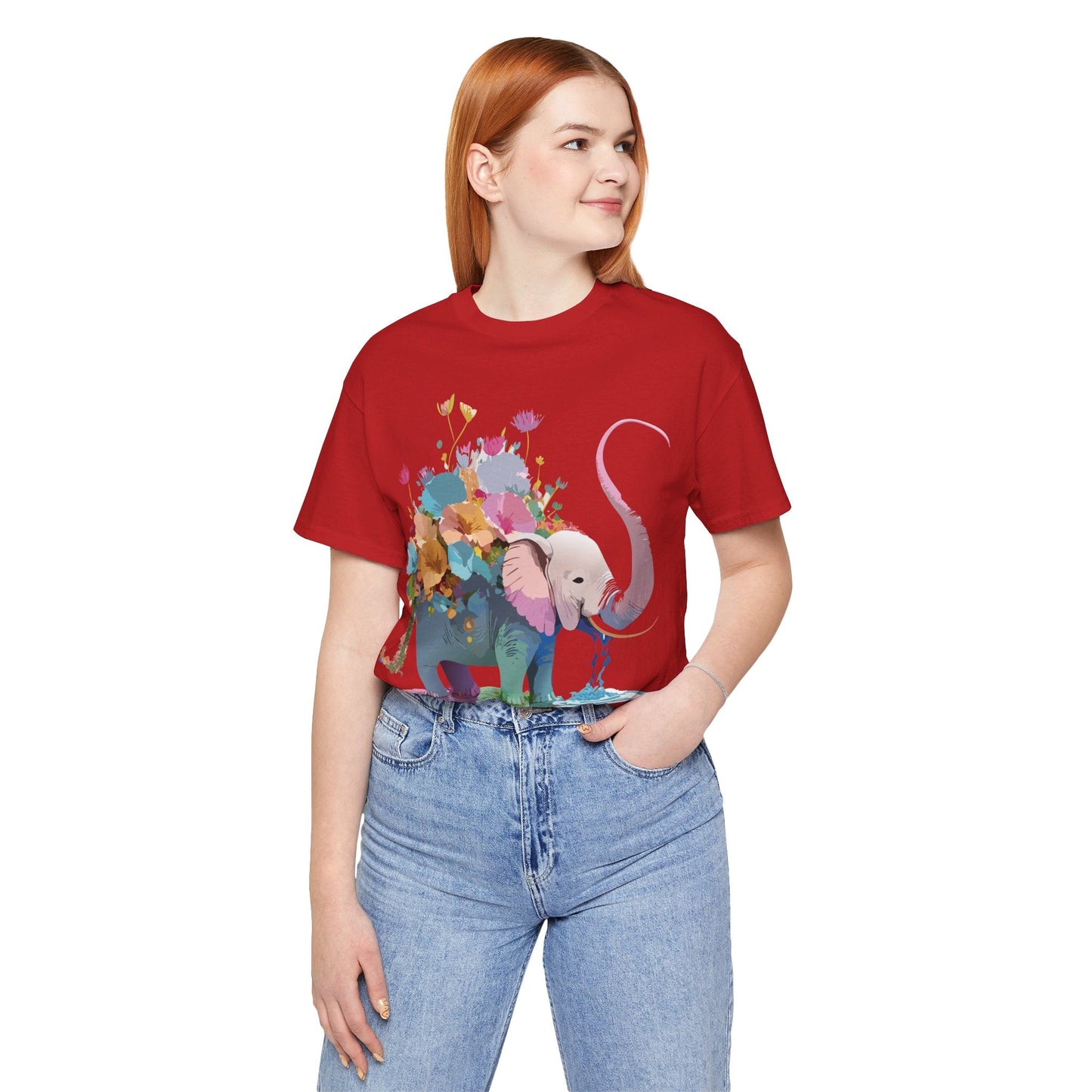 Elephant Graphic T Shirt Unisex Vintage Inspired Art Tee Adelpha Short Sleeve Artwork