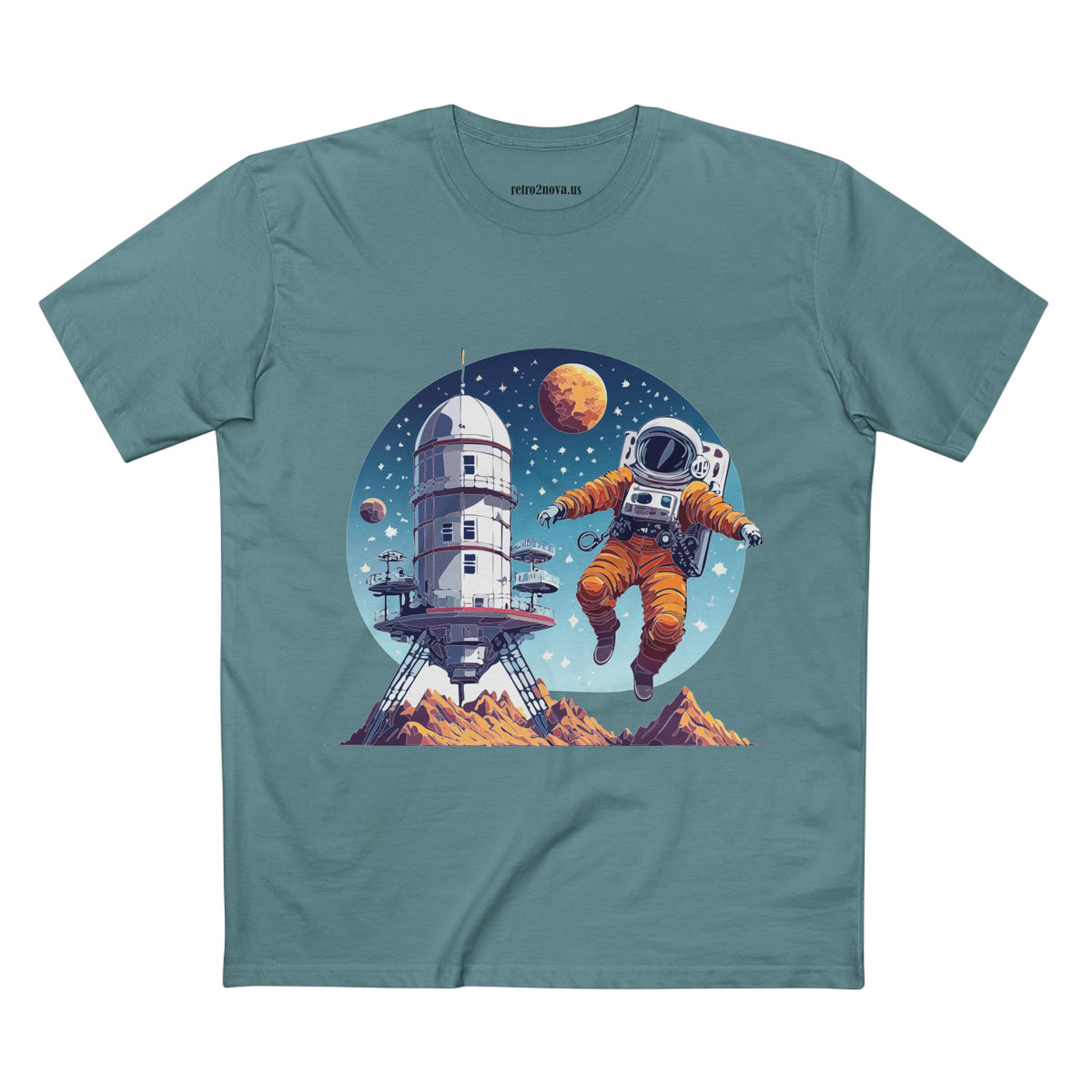 Cosmos Astronaut Graphic Tee Staple Unisex 100 Cotton Tee Shirt - CS-18