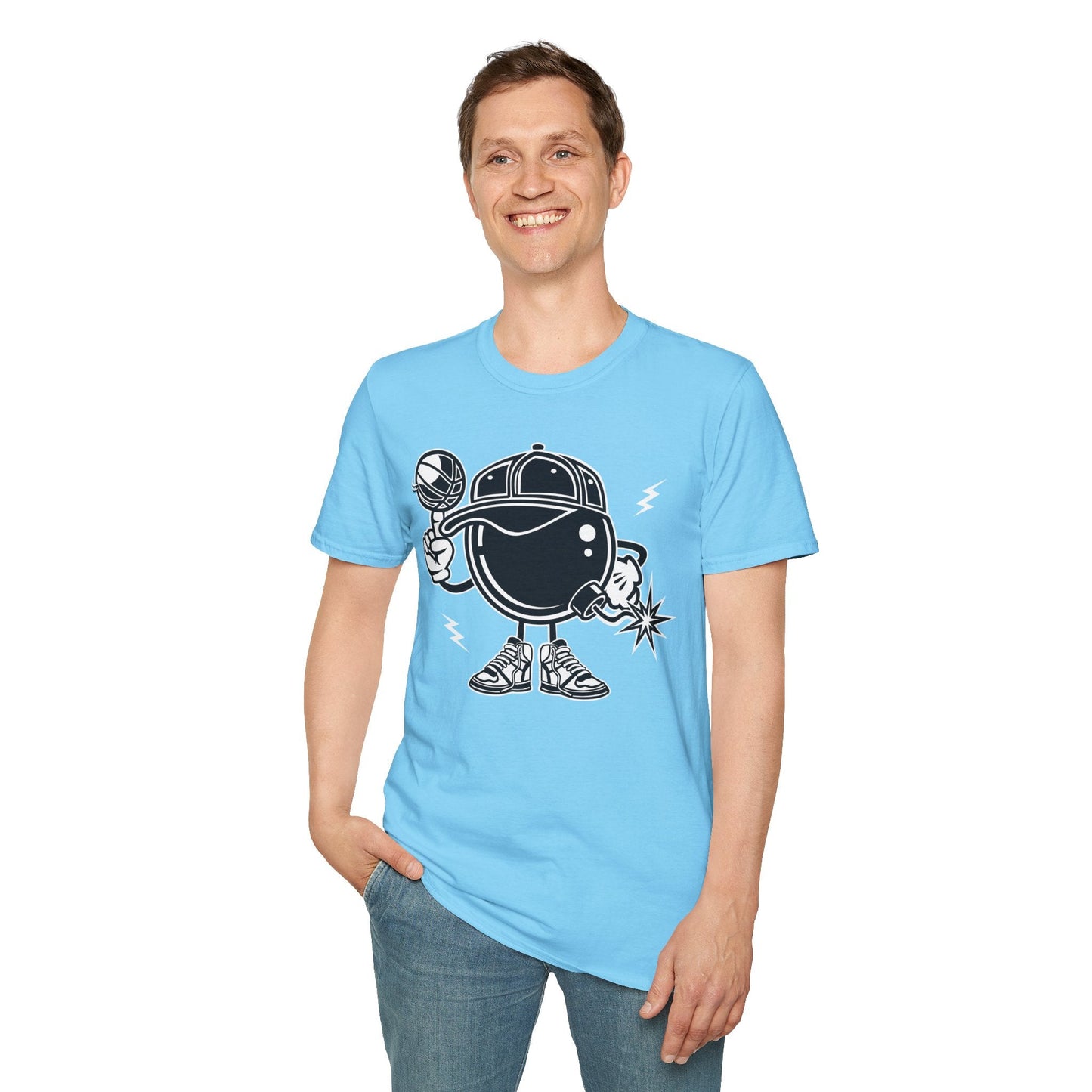 Cartoon Animation T Shirt Unisex Funny Tee Gildan Softstyle 100 Percent Cotton Comfort