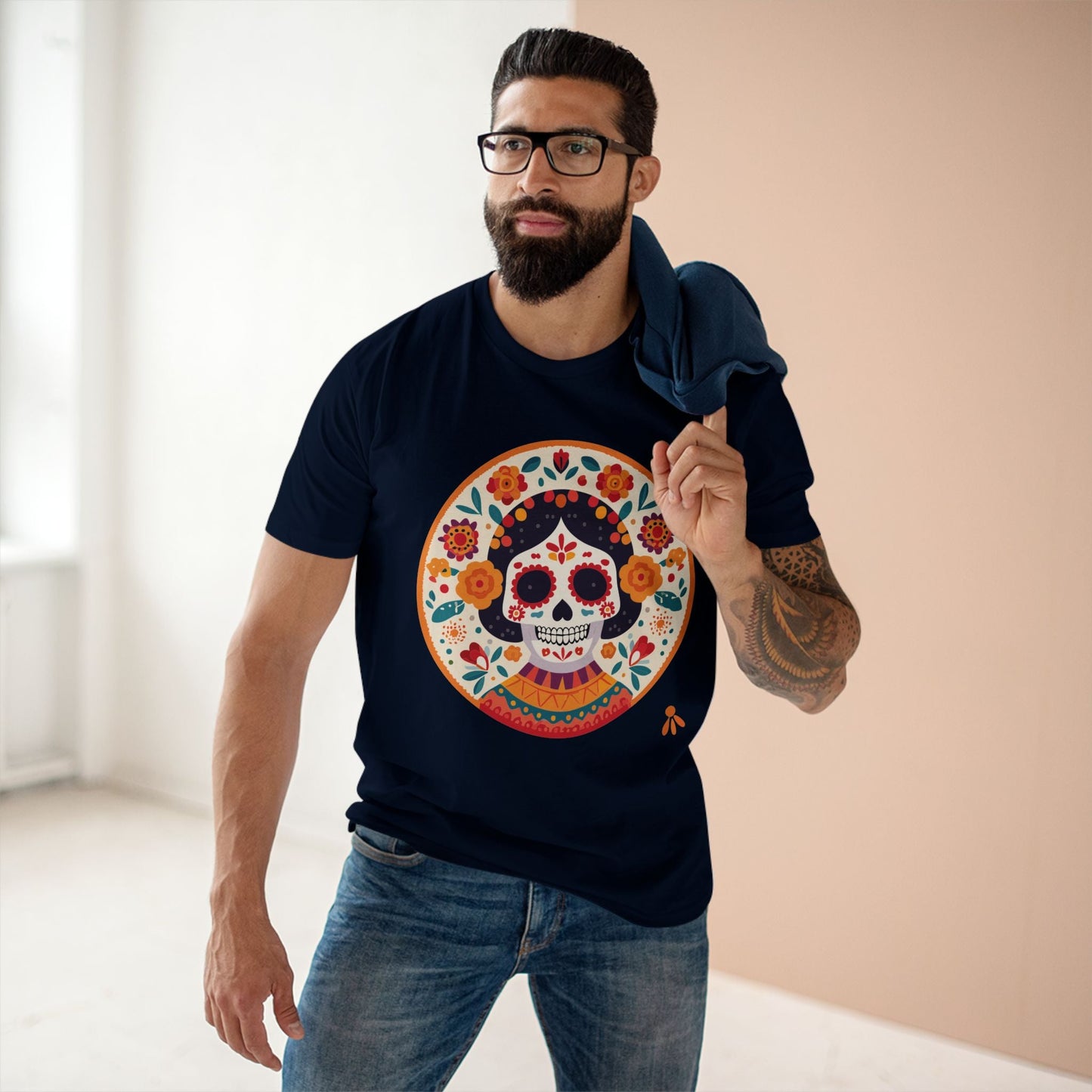 Skull Shirt Unisex Skeleton Tee Premium Cotton With Original Art Design Retro2Nova SS52