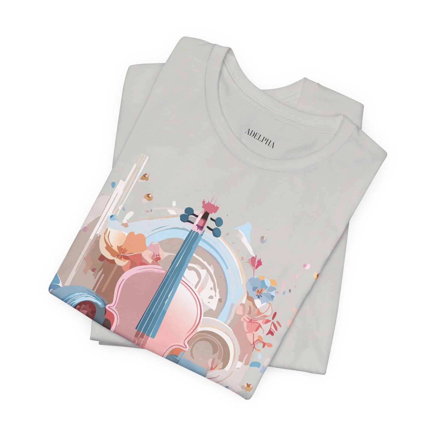 Music Graphic Tee Unisex Jersey Short Sleeve By Adelpha Vintage Inspired Artwork