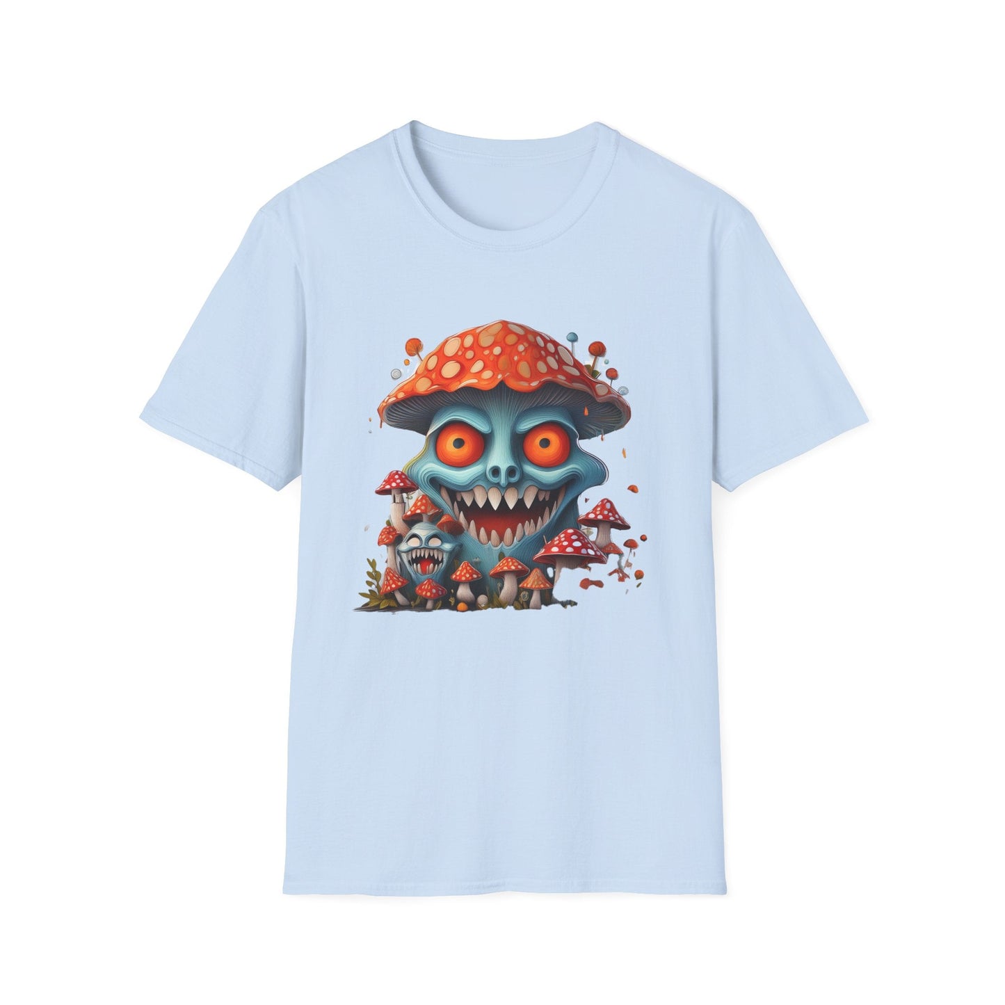 Mashroom Tee Shirt Unisex Softstyle Gildan 64000 Short Sleeve Tee With Funny Mashroom Fungus