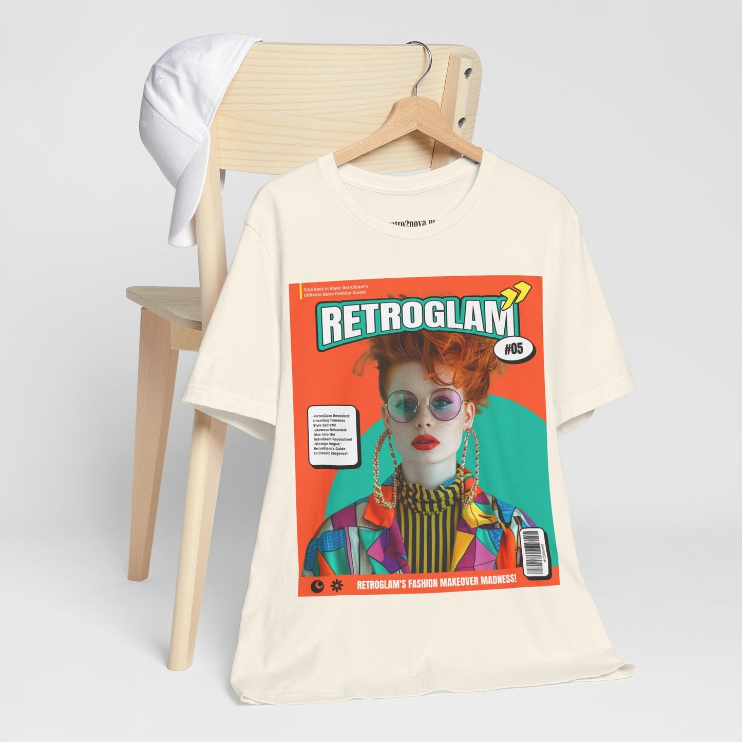 Magazine Cover Shirt Unisex Short Sleeve Tee Lightweight Breathable Fabric