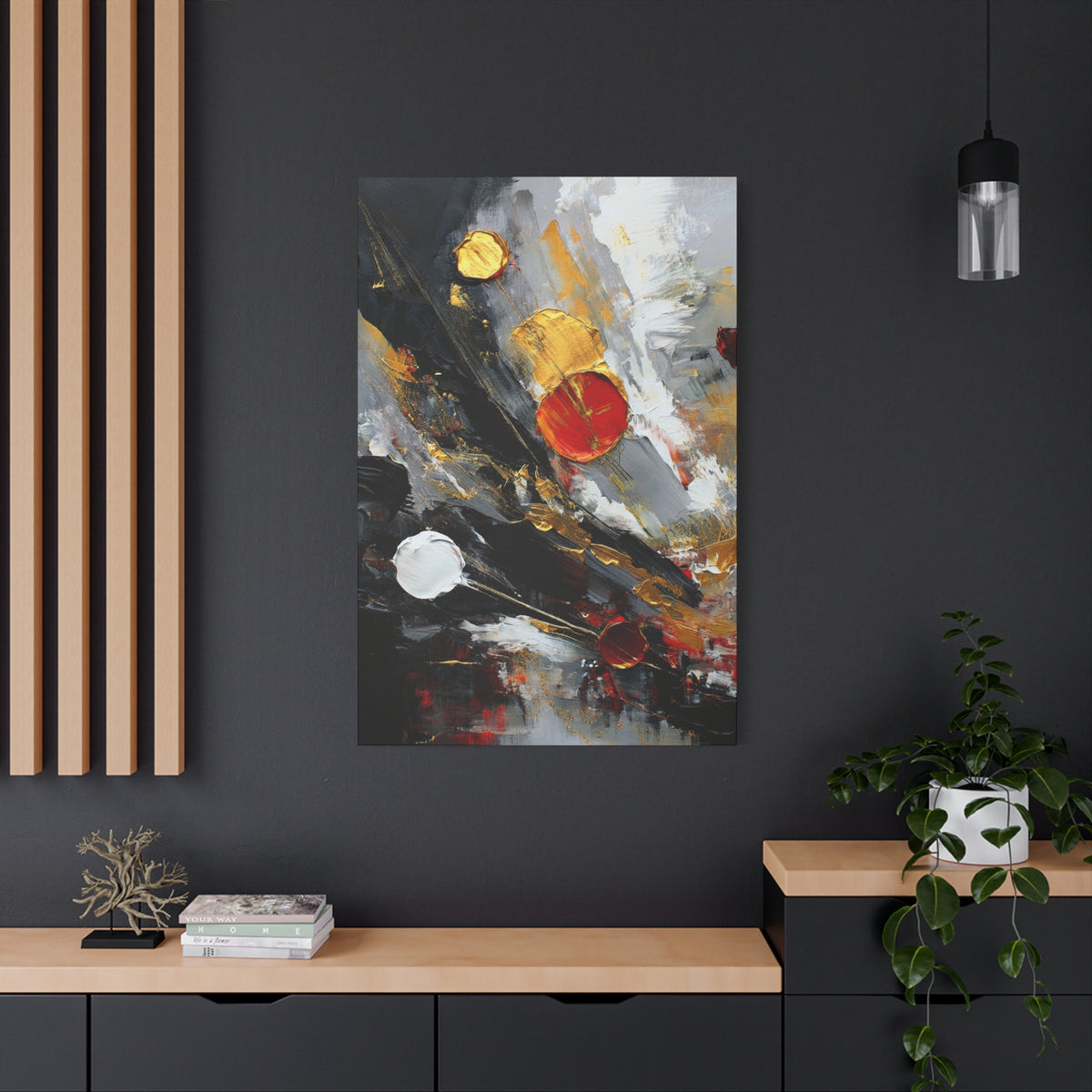 Abstract Oil Painting Print Canvas 20x24,20x30,24x30 24x32,24x36,30x40 32x48,36x48,40x60 Pine-Wood Inner Frame ABS-67