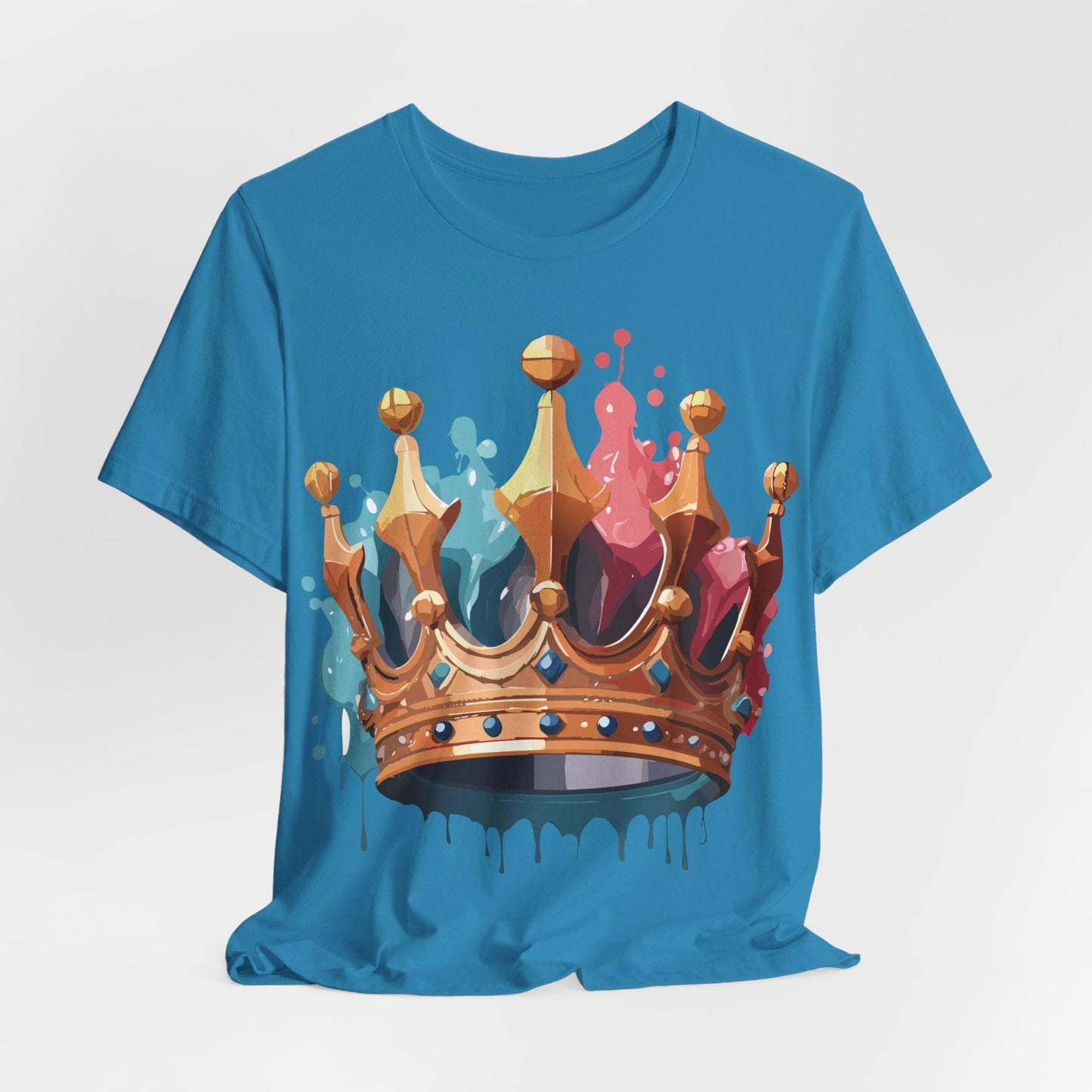 Adelpha Graphic Tee Crown Shirt Unisex Vintage Artwork Premium Casual Everyday Wear T Shirt