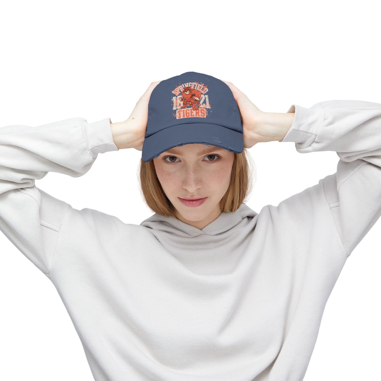 Unisex Vintage Sports Logo Cap, Cap with Sports Logo, Cap with Band Logo
