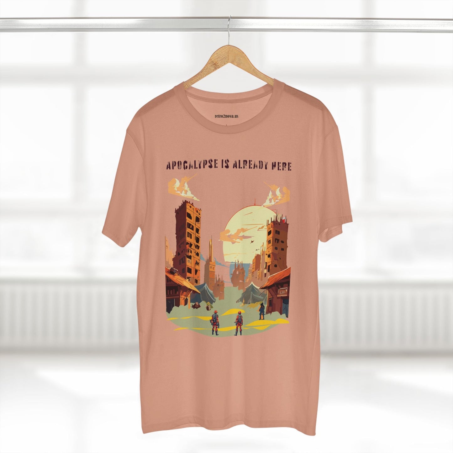 Unisex Premium Cotton Staple Tee With Original Art Design From Retro2Nova Art Collection