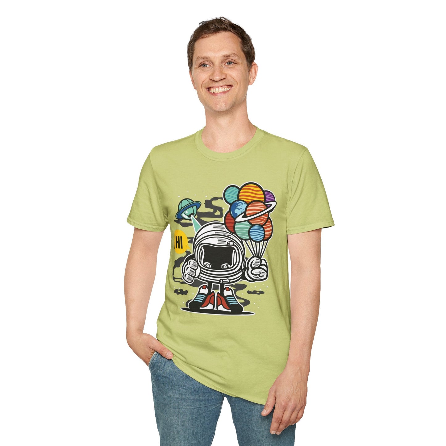 Cartoon T Shirt Animation Tee Funny Graphic Tee Gildan Softstyle 64000 Unisex Comfort