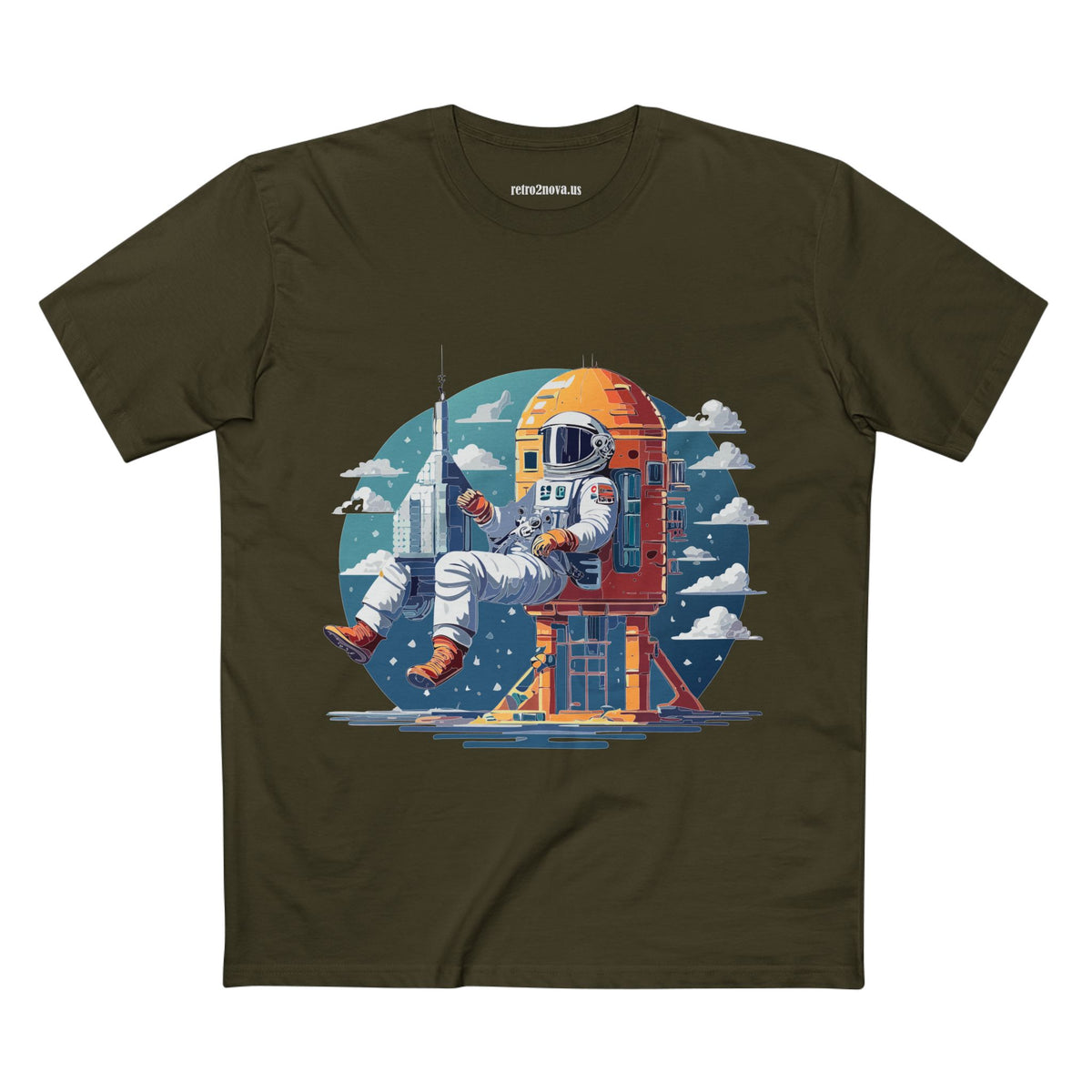 Cosmos Astronaut Graphic Tee Staple Unisex 100 Cotton Tee Shirt - CS-43