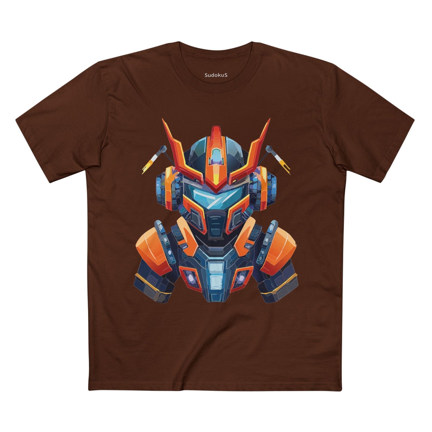 Cyborg Robot Graphic Unisex 100 Cotton Staple Tee 1